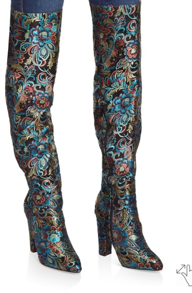 Floral Printed Boot - Picture 1 of 2